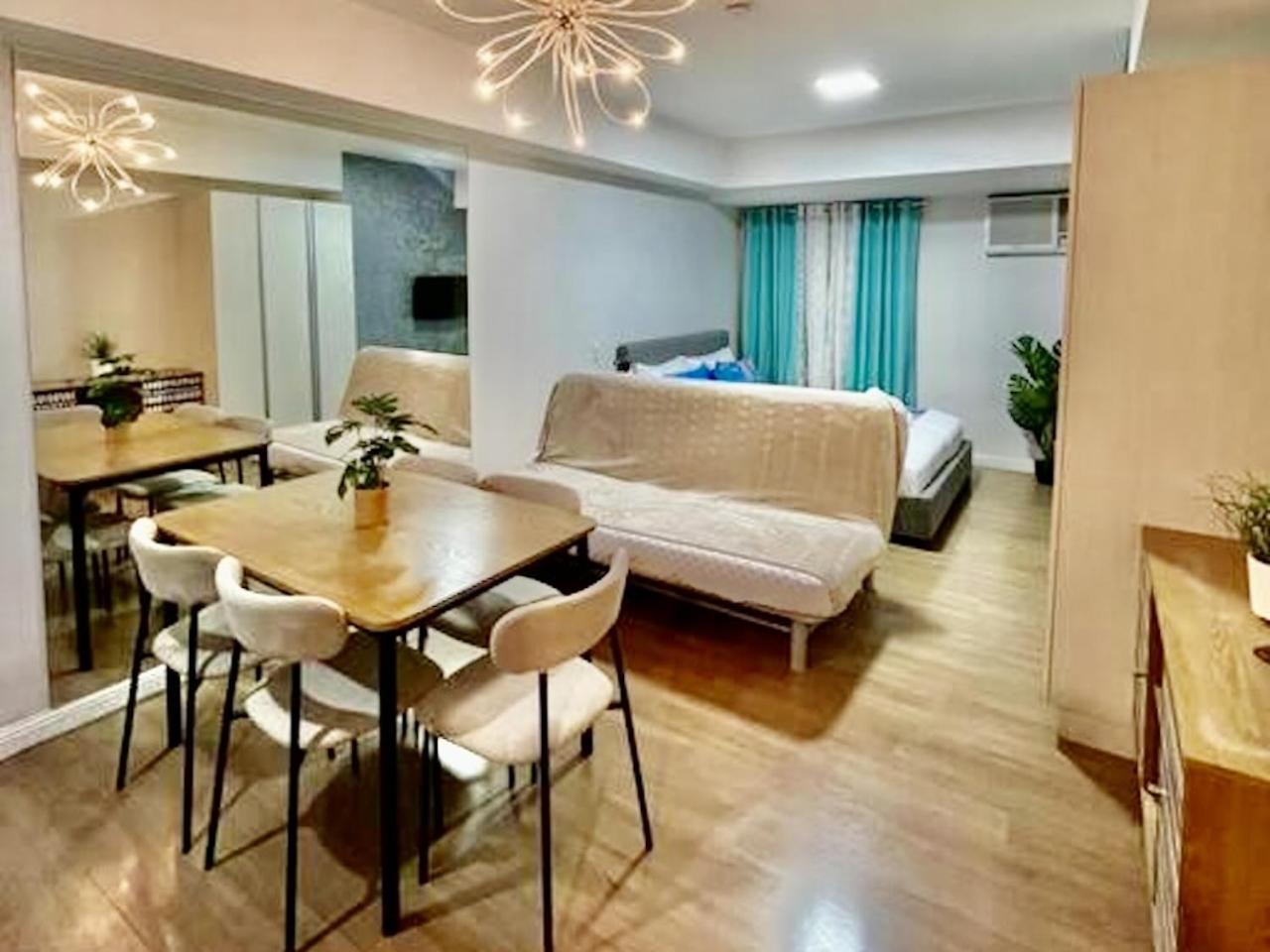 Abreeza Studio Suite 2321 - Pool, Wifi, City View, Washer, Ac, Netflix, Mall Davao Stadt Exterior foto