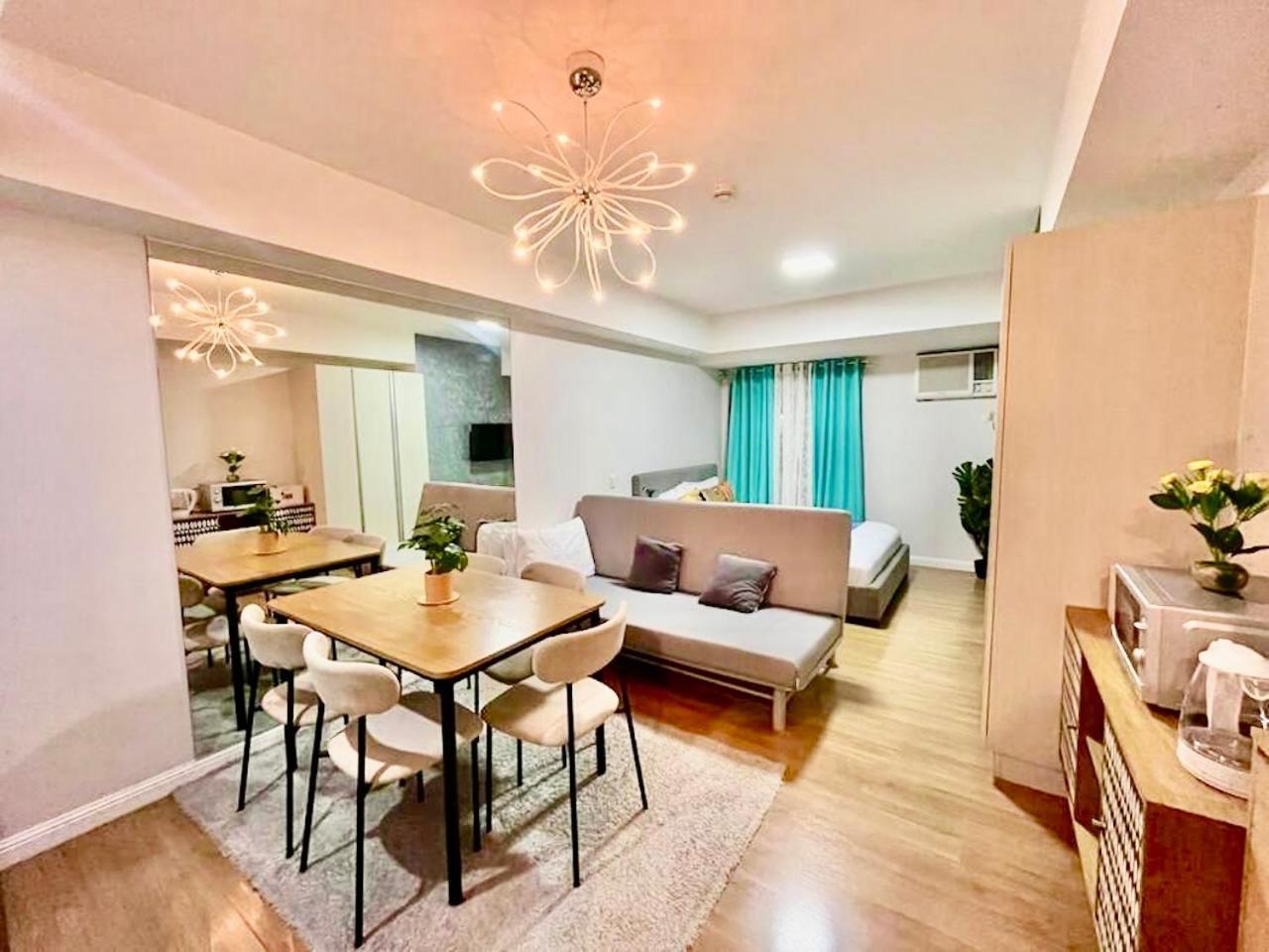 Abreeza Studio Suite 2321 - Pool, Wifi, City View, Washer, Ac, Netflix, Mall Davao Stadt Exterior foto